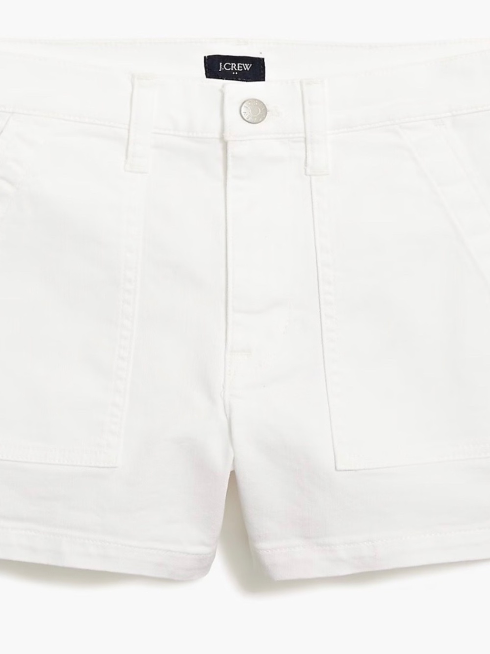 J Crew Factory - White utility denim short